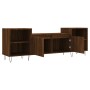 Oak brown plywood TV cabinet 160x35x55 cm by , TV Furniture - Ref: Foro24-831347, Price: 82,66 €, Discount: %