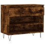 Smoked oak plywood shoe cabinet 70x36x60 cm by , Shoe racks and shoe organizers - Ref: Foro24-831441, Price: 44,99 €, Discoun...