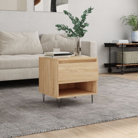 Sonoma oak engineered wood coffee table 50x46x50 cm by , Coffee table - Ref: Foro24-830914, Price: 34,35 €, Discount: %