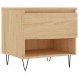 Mesa de centro madera de ingeniería roble Sonoma 50x46x50 cm de , Mesas de centro - Ref: Foro24-830914, Precio: 34,35 €, Desc...