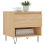 Mesa de centro madera de ingeniería roble Sonoma 50x46x50 cm de , Mesas de centro - Ref: Foro24-830914, Precio: 34,35 €, Desc...