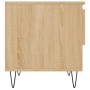 Mesa de centro madera de ingeniería roble Sonoma 50x46x50 cm de , Mesas de centro - Ref: Foro24-830914, Precio: 34,35 €, Desc...