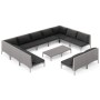 Garden sofas 12 pcs dark gray synthetic rattan cushions by , Garden sets - Ref: Foro24-3099937, Price: 874,30 €, Discount: %