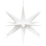 Lámpara estrella Moravia con LED plegable blanca 43 cm de , Luces de Navidad - Ref: Foro24-356185, Precio: 20,21 €, Descuento: %