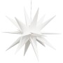 Lámpara estrella Moravia con LED plegable blanca 43 cm de , Luces de Navidad - Ref: Foro24-356185, Precio: 20,21 €, Descuento: %