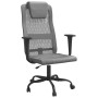 Silla de oficina tela de malla y cuero sintético gris de , Sillas de oficina - Ref: Foro24-353020, Precio: 80,42 €, Descuento: %