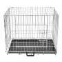 Folding metal dog cage L by vidaXL, Pet carriers and boxes - Ref: Foro24-170217, Price: 85,03 €, Discount: %