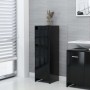 Black engineered wood 3-piece bathroom furniture set by , Bathroom furniture - Ref: Foro24-3056926, Price: 110,69 €, Discount: %