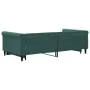 Dark green velvet trundle sofa bed 100x200 cm by , Beds and slatted bases - Ref: Foro24-3197780, Price: 256,48 €, Discount: %