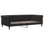 Sofá cama nido con colchón terciopelo negro 100x200 cm de , Camas y somieres - Ref: Foro24-3197806, Precio: 447,25 €, Descuen...