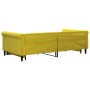 Trundle sofa bed with drawers yellow velvet 100x200 cm by , Beds and slatted bases - Ref: Foro24-3197831, Price: 379,52 €, Di...