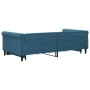 Trundle sofa bed with drawers blue velvet 100x200 cm by , Beds and slatted bases - Ref: Foro24-3197825, Price: 374,29 €, Disc...