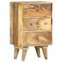 Solid mango wood bedside table 36x30x60 cm by vidaXL, Nightstands - Ref: Foro24-286123, Price: 119,68 €, Discount: %