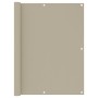 Balcony awning in beige Oxford fabric, 120x600 cm. by , Umbrellas - Ref: Foro24-134947, Price: 30,83 €, Discount: %