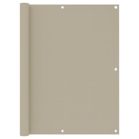 Balcony awning in beige Oxford fabric, 120x600 cm. by , Umbrellas - Ref: Foro24-134947, Price: 30,99 €, Discount: %