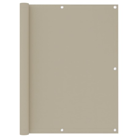 Balcony awning in beige Oxford fabric, 120x600 cm. by , Umbrellas - Ref: Foro24-134947, Price: 30,83 €, Discount: %