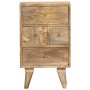 Solid mango wood bedside table 36x30x60 cm by vidaXL, Nightstands - Ref: Foro24-286123, Price: 119,68 €, Discount: %