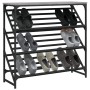 Sonoma gray engineered wood shoe rack cabinet 90x30x85 cm by , Shoe racks and shoe organizers - Ref: Foro24-833431, Price: 57...