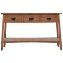 Mesa consola de madera de abeto maciza marrón 126x40x77,5 cm de , Mesas auxiliares - Ref: Foro24-246122, Precio: 195,90 €, De...