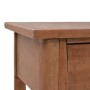 Mesa consola de madera de abeto maciza marrón 126x40x77,5 cm de , Mesas auxiliares - Ref: Foro24-246122, Precio: 195,90 €, De...