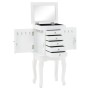 White standing jewelry cabinet by , Sideboards - Ref: Foro24-246960, Price: 89,94 €, Discount: %