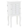 White standing jewelry cabinet by , Sideboards - Ref: Foro24-246960, Price: 89,94 €, Discount: %