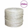 100% sisal rope 4 mm 250 m by , Ropes and metal cords - Ref: Foro24-155010, Price: 32,29 €, Discount: %