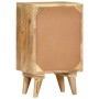 Solid mango wood bedside table 36x30x60 cm by vidaXL, Nightstands - Ref: Foro24-286123, Price: 119,68 €, Discount: %