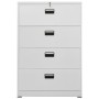 Armario archivador de acero gris claro 90x46x134 cm de , Armarios archivadores - Ref: Foro24-336295, Precio: 437,39 €, Descue...