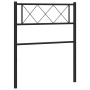 Cabecero de metal negro 75 cm de , Cabeceros y pies de cama - Ref: Foro24-372303, Precio: 20,99 €, Descuento: %