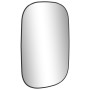 Black wall mirror 70x45 cm by , Mirrors - Ref: Foro24-348225, Price: 39,31 €, Discount: %