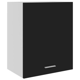 Black engineered wood kitchen hanging cabinet 50x31x60 cm by , Kitchen cabinets - Ref: Foro24-801261, Price: 57,61 €, Discoun...