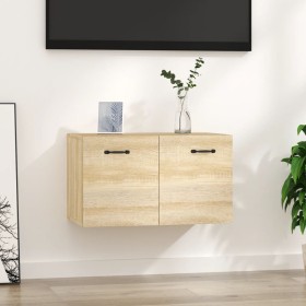 Sonoma oak plywood wall cabinet 60x36.5x35 cm by , Lockers and storage cabinets - Ref: Foro24-812918, Price: 43,99 €, Discoun...