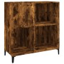 Scheibenschrank aus geräuchertem Eichensperrholz, 84,5 x 38 x 89 cm von , CD- und DVD-Speicher - Ref: Foro24-832002, Preis: 8...