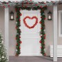 Red polystyrene Christmas ball wreath 175 cm by , Festive decorations - Ref: Foro24-356132, Price: 36,63 €, Discount: %