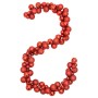 Red polystyrene Christmas ball wreath 175 cm by , Festive decorations - Ref: Foro24-356132, Price: 36,63 €, Discount: %