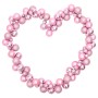 Pink polystyrene Christmas ball wreath 175 cm by , Festive decorations - Ref: Foro24-356139, Price: 30,86 €, Discount: %