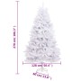 Árbol de Navidad artificial con bisagras y soporte blanco 270cm de , Arboles de navidad - Ref: Foro24-357789, Precio: 189,99 ...