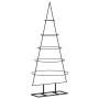 Christmas tree for decoration black metal 125 cm by , Christmas trees - Ref: Foro24-359590, Price: 43,68 €, Discount: %