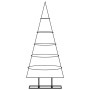 Christmas tree for decoration black metal 125 cm by , Christmas trees - Ref: Foro24-359590, Price: 43,68 €, Discount: %