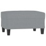 Light gray fabric footstool 70x55x41 cm by , Ottomans - Ref: Foro24-349347, Price: 68,06 €, Discount: %