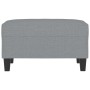 Light gray fabric footstool 70x55x41 cm by , Ottomans - Ref: Foro24-349347, Price: 68,06 €, Discount: %