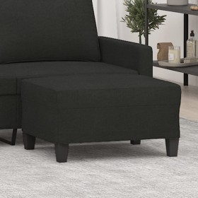 Black fabric footrest 70x55x41 cm by , Ottomans - Ref: Foro24-349351, Price: 67,17 €, Discount: %