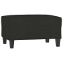 Black fabric footrest 70x55x41 cm by , Ottomans - Ref: Foro24-349351, Price: 67,11 €, Discount: %