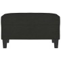 Black fabric footrest 70x55x41 cm by , Ottomans - Ref: Foro24-349351, Price: 67,11 €, Discount: %