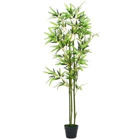 Artificial bamboo plant with pot 150 cm green by , artificial flora - Ref: Foro24-245942, Price: 71,99 €, Discount: %