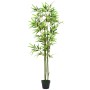 Planta de bambú artificial con maceta 150 cm verde de , Flora artificial - Ref: Foro24-245942, Precio: 71,04 €, Descuento: %