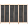 Divider screen with 6 gray fabric panels 240x170x4 cm by , Room dividers - Ref: Foro24-248178, Price: 80,45 €, Discount: %