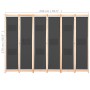 Divider screen with 6 gray fabric panels 240x170x4 cm by , Room dividers - Ref: Foro24-248178, Price: 80,45 €, Discount: %