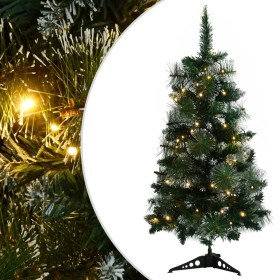 Artificial Christmas tree with support and green PVC LEDs 90 cm by , Christmas trees - Ref: Foro24-332851, Price: 45,99 €, Di...